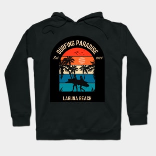 Surfing Paradise Laguna Beach Hoodie